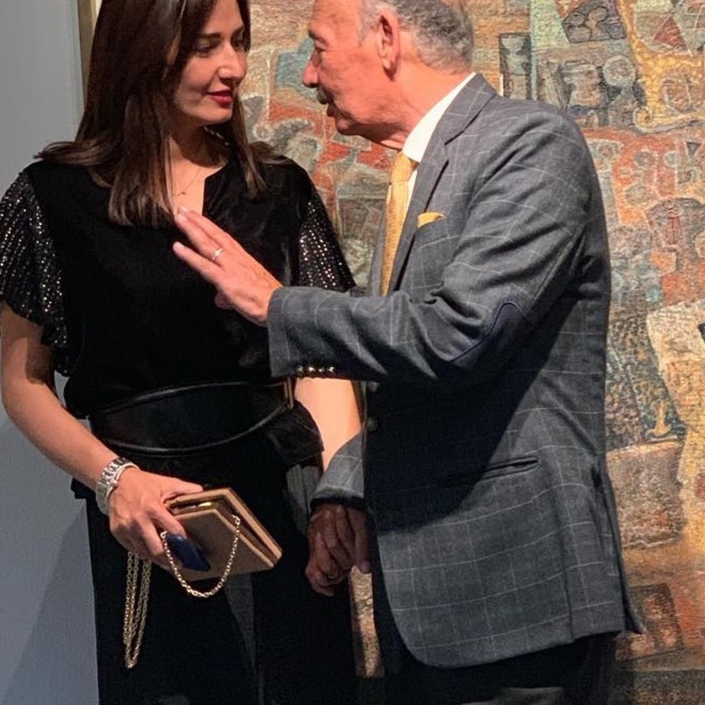 حلا شيحة ووالدها