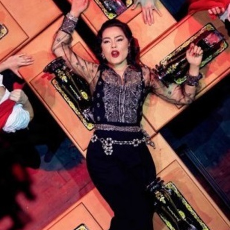 شريهان من مسرحية كوكو شانيل 