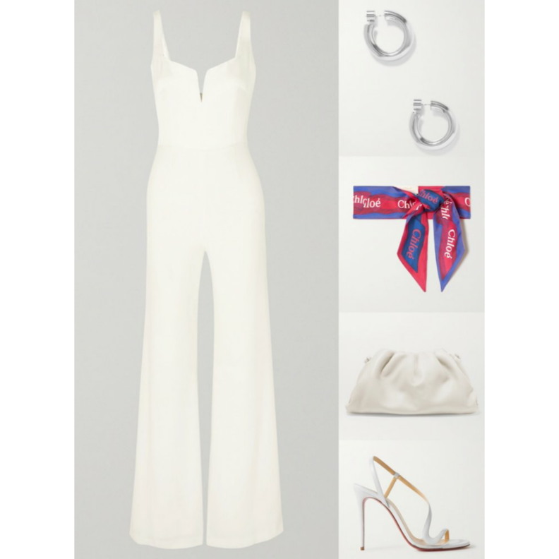 رقي وأناقة الألوان الهادئة مع الوشاح بالألوان الجذابة