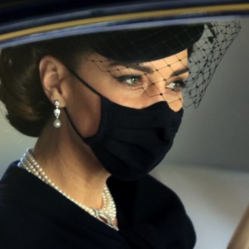 كيت ميدلتون دوقة كامبريدج في جنازة الأمير فيليب