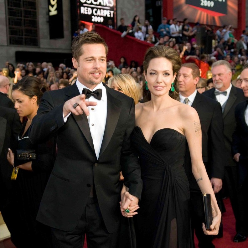 أنجلينا جولي و براد بيت - الصورة من موقع أوسكار