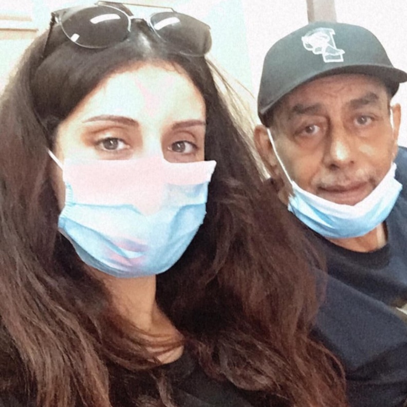 أحمد بدير وابنته