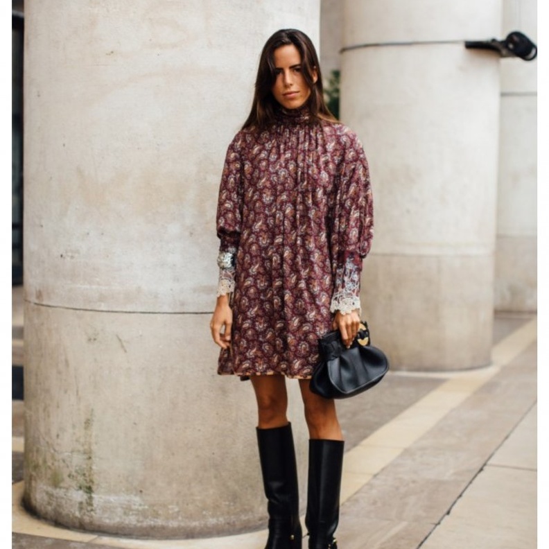  اجمل افكار لتنسيق البوت مع الفساتين موضة هذا الموسم