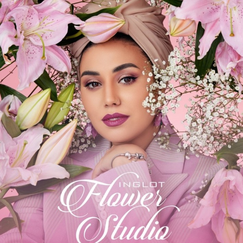 إطلاق مجموعة استوديو الزهور لـInglot بالشراكة مع مي إبراهيم