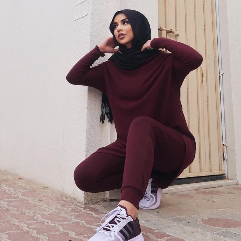  ازياء رياضية للمحجبات على طريقة الفاشينيستا سهى