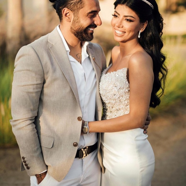 كارولين عزمي خلال حفل الخطوبة- الصورة من انستغرام الفنانة