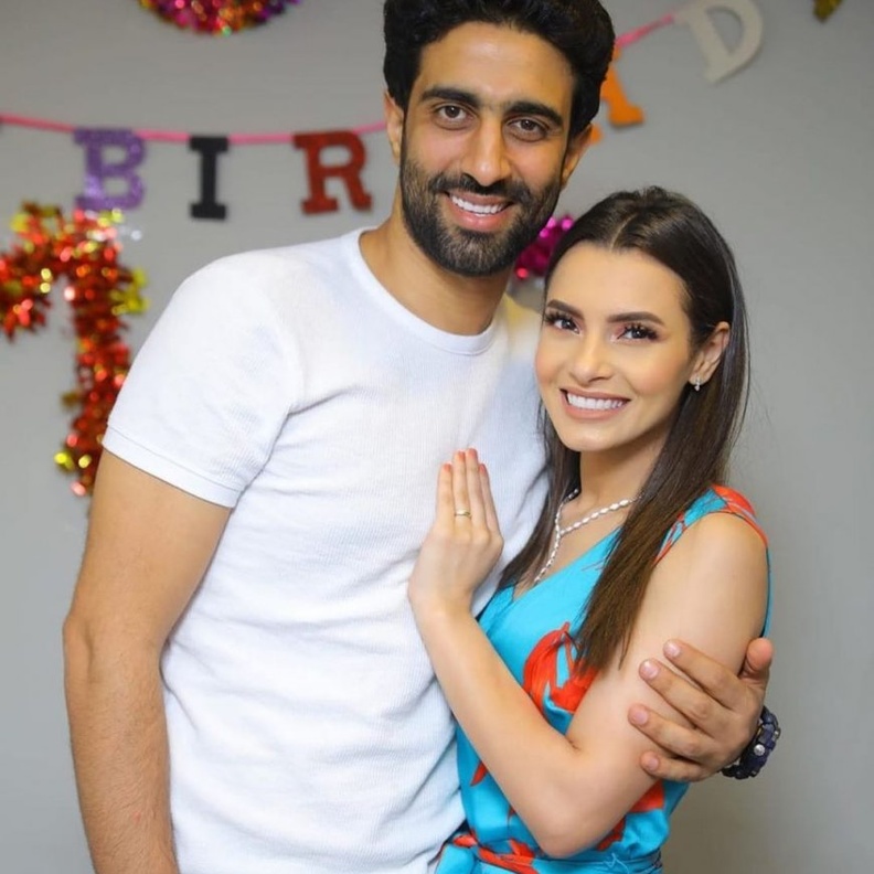 كارمن سليمان وزوجها