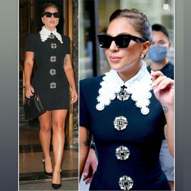 المصمم Andrew Gn وقّع أحدث إطلالات ليدي غاغا ونشر الصور عبر خاصية الستوري على انستقرام