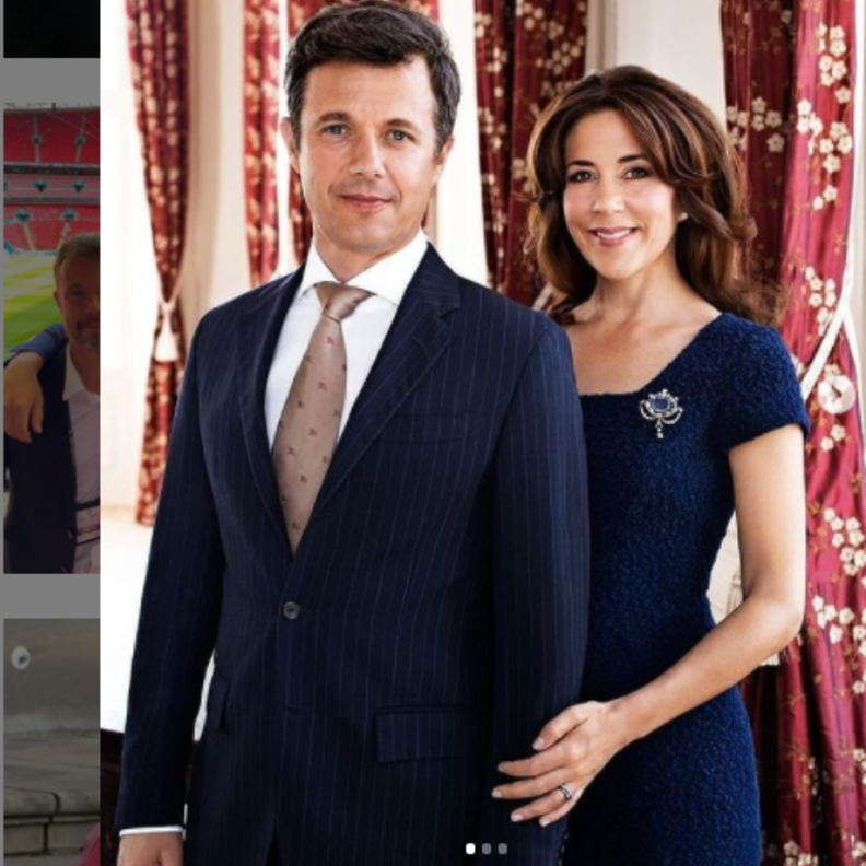  الأميرة ماري ترتدي بروش The Connaught sapphire brooch