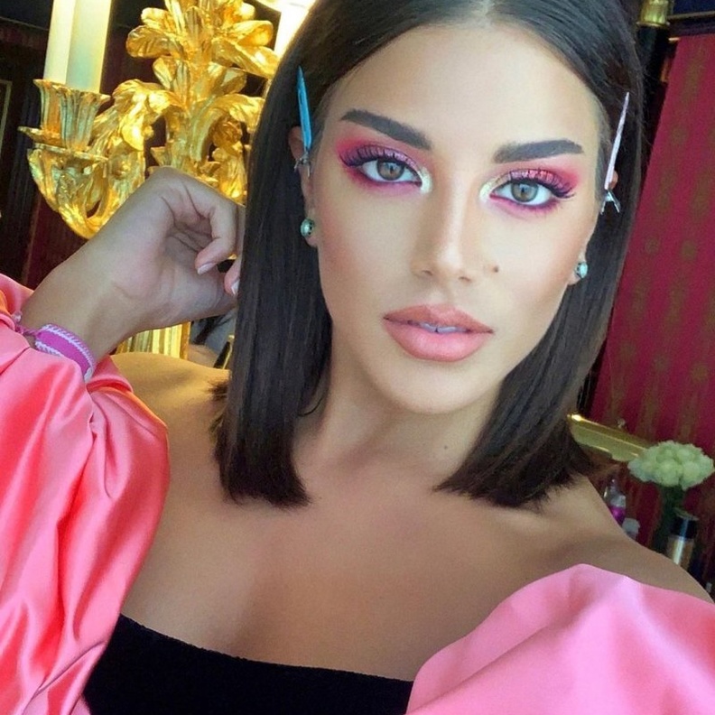 مكياج زهري من وحي اطلالات سينتيا صموئيل