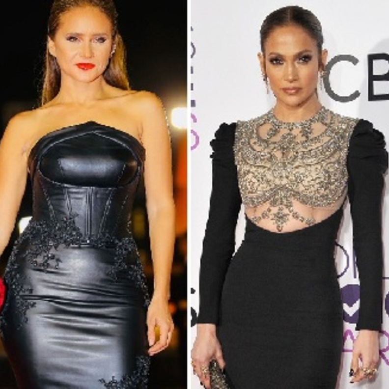 نيللي كريم وجينفير لوبيز