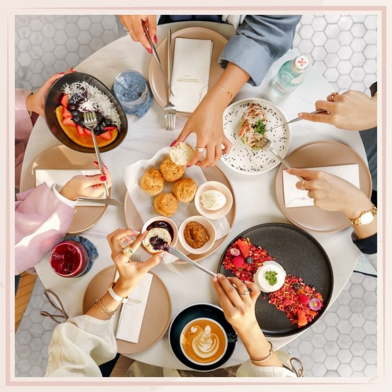  السعادة في طبق الفطور من مطعم أوهايو - المصدر حساب انستقرام أوهايو 