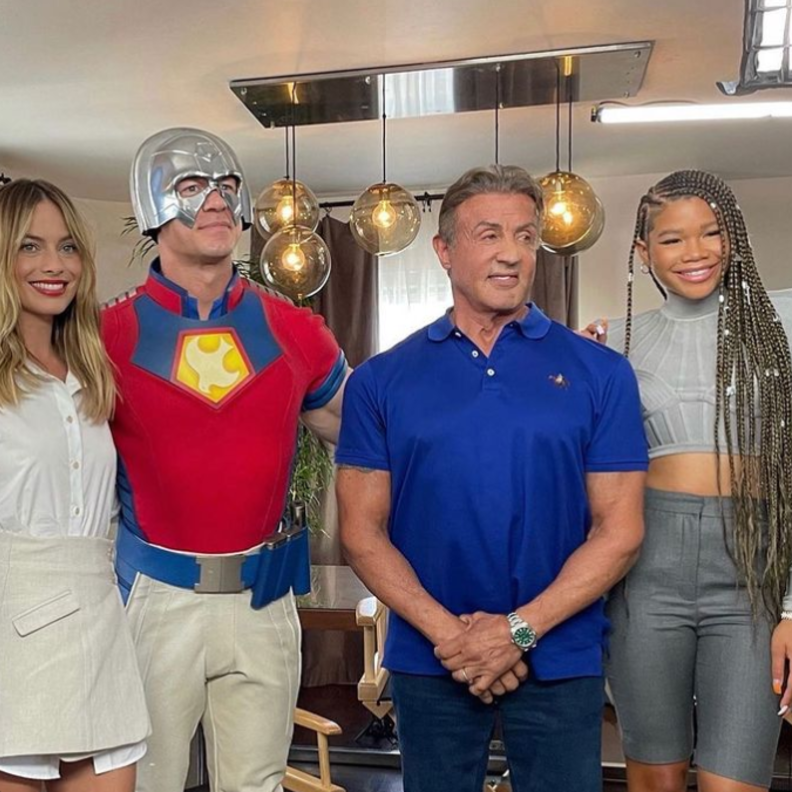 أبطال The Suicide Squad -  الصورة من حساب جون سينا على انستجرام