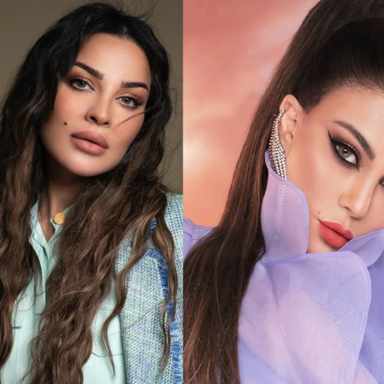 هيفاء وهبي ونادين نجيم