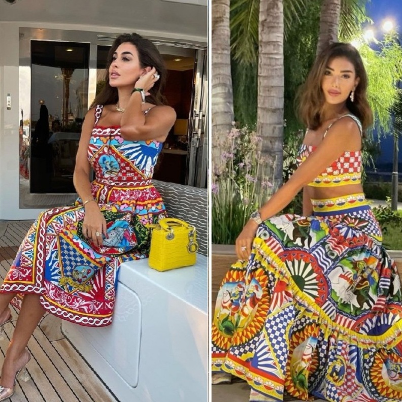 صورة من حساب جيسيكا عازار وياسمين صبري على انستقرام