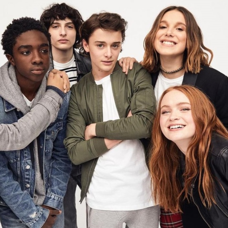 الصورة من حساب مسلسل stranger things على إنستجرام