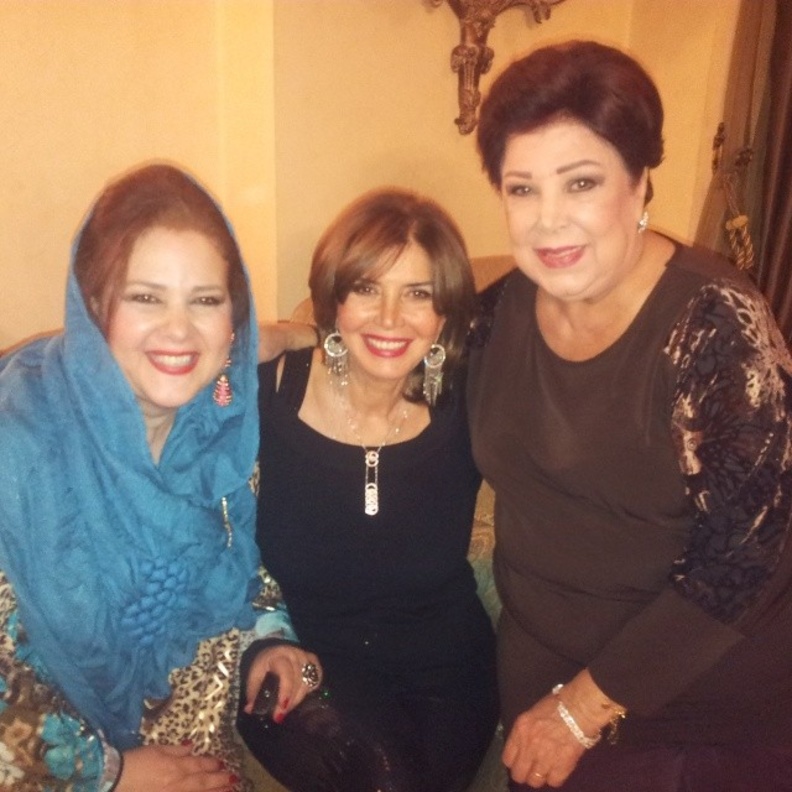 رجاء الجداوي وميرفت أمين ودلال عبد العزيز