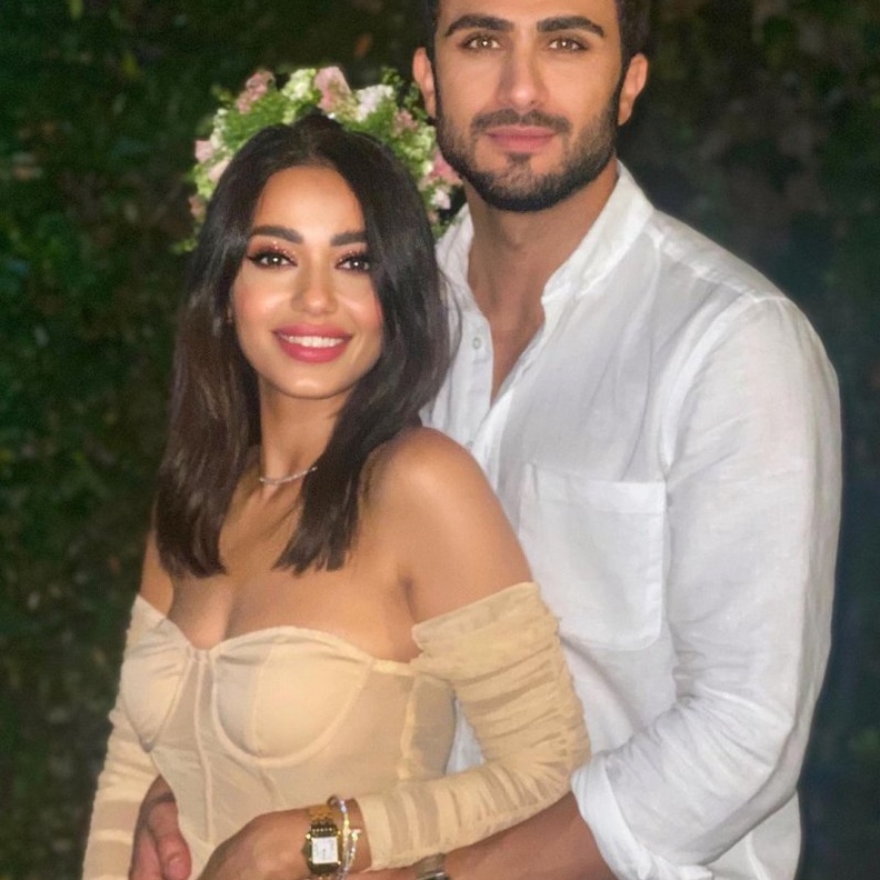 رحمة رياض والكسندر علوم -صورة من حساب الكسندر علوم انستجرام