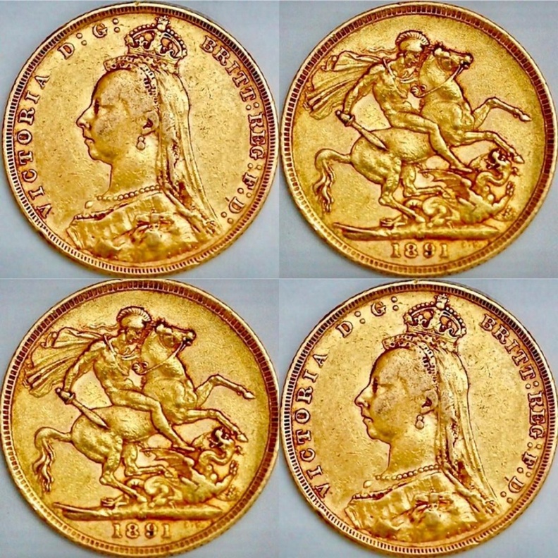 عملة معدنية نادرة تحمل صورة الملكة فيكتوريا تعرض للبيع في مزاد علني