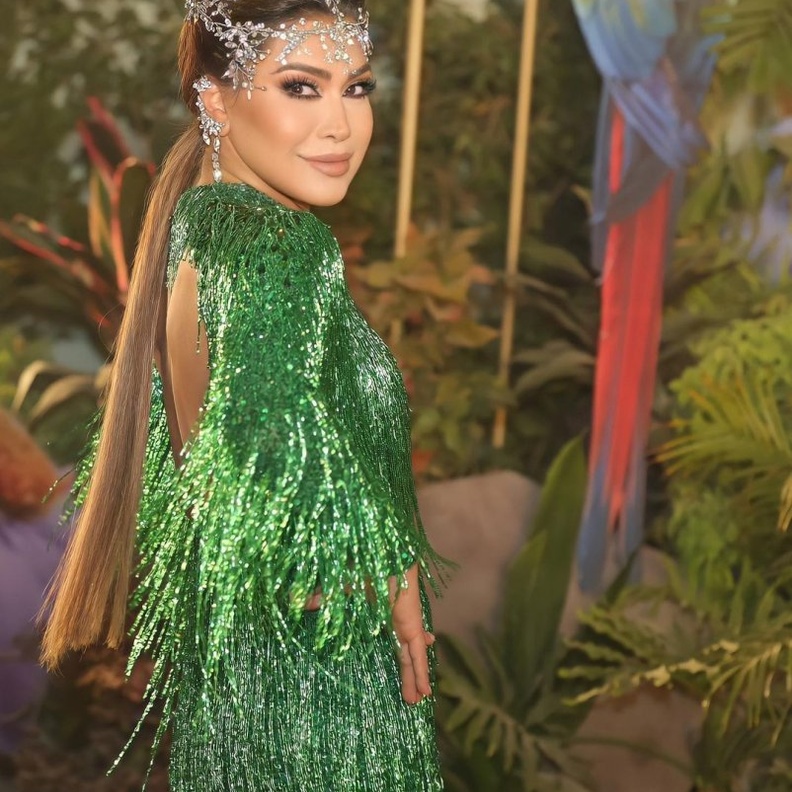 احدث تسريحات شعر للعروس مع ذيل الحصان بأسلوب نوال الزغبي