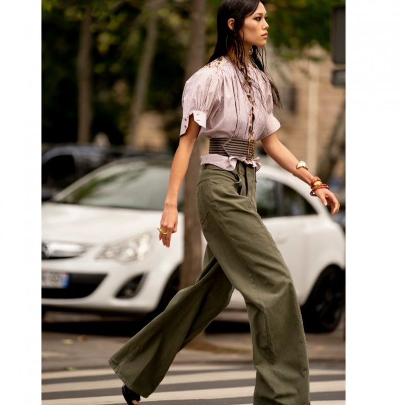  افكار مميزة لتنسيق البنطلون الواسع موضة هذا الموسم