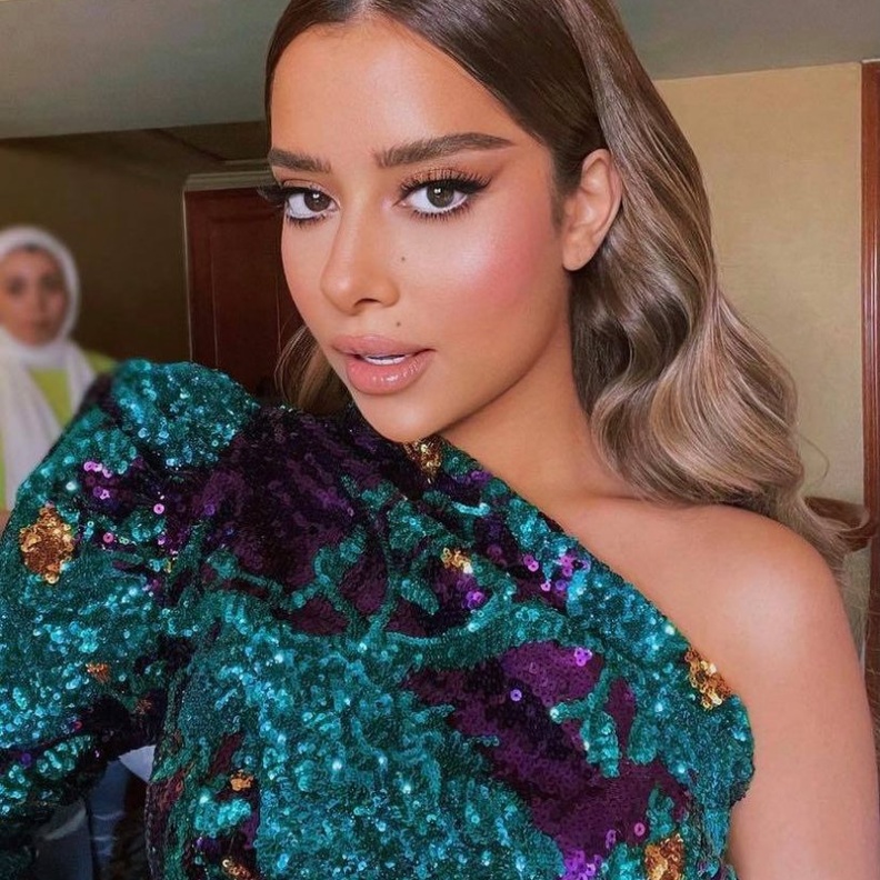 الوان احمر شفاه نيود ولماعة من وحي اطلالات بلقيس فتحي