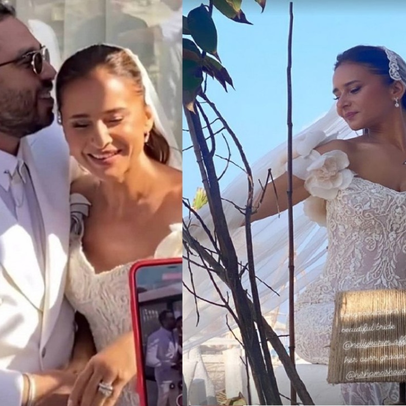 حفل زفاف نيللي كريم وهشام عاشور