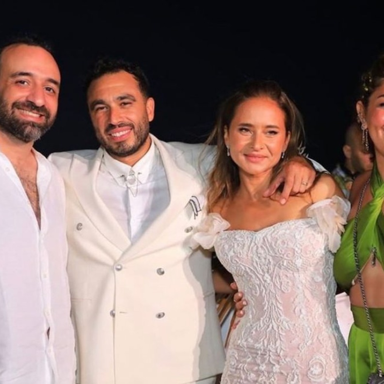 حفل زفاف نيللي كريم وهشام عاشور