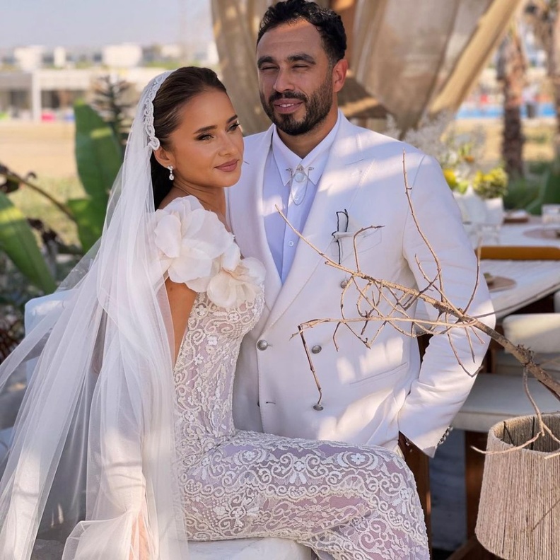 زفاف نيللي كريم وهشام عاشور