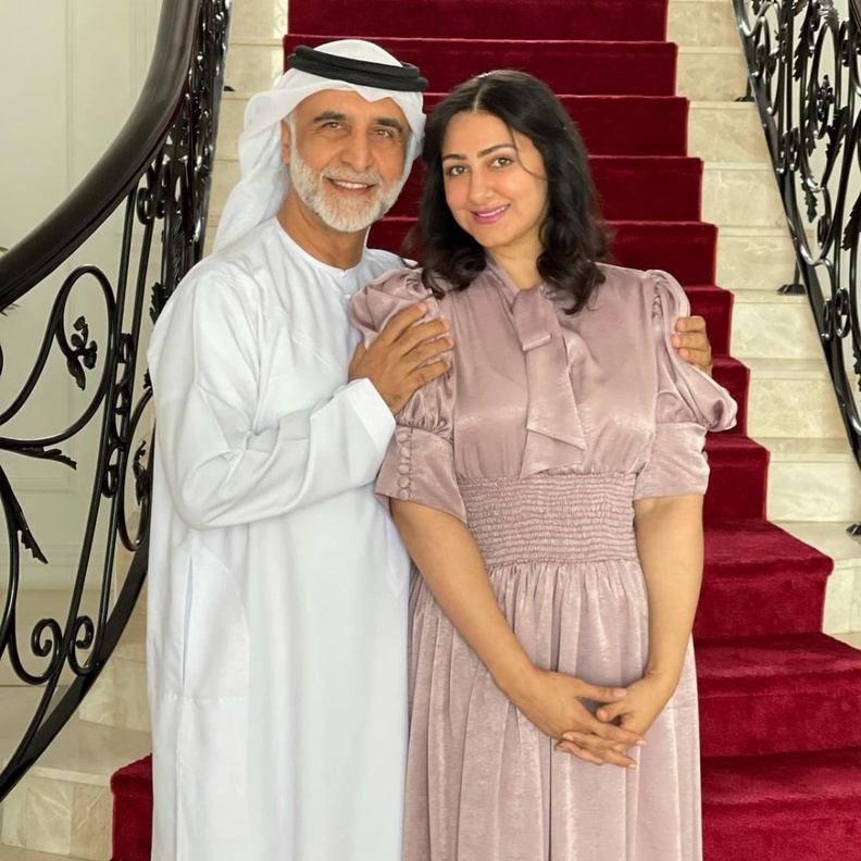 هيفاء حسين وحبيب غلوم-الصورة من حسابها على انستجرام