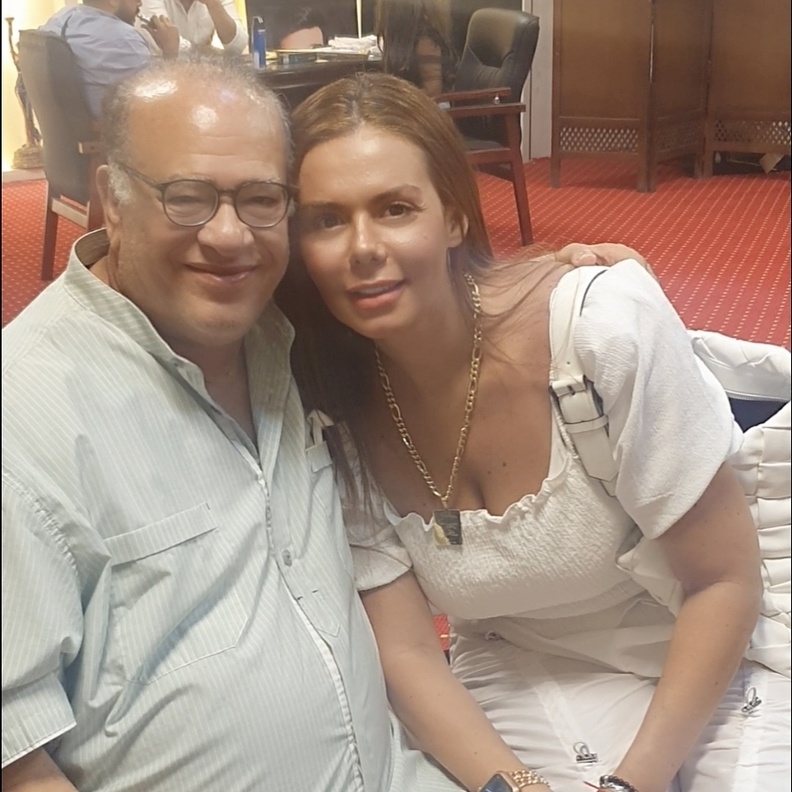 صلاح عبدالله وإيمي سالم