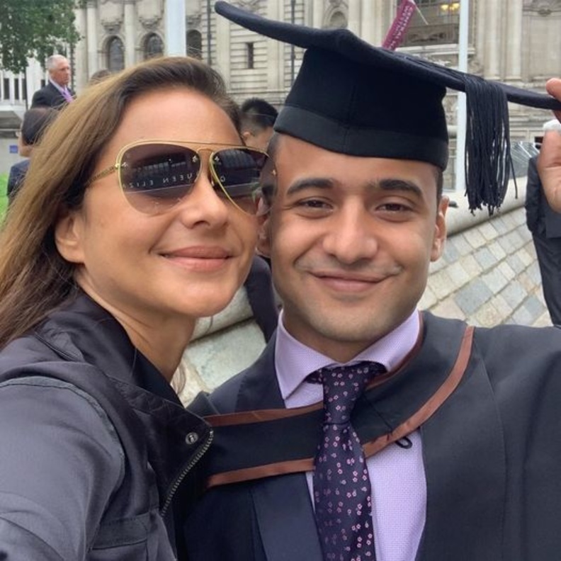 صور أبناء نيللي كريم الـ 4