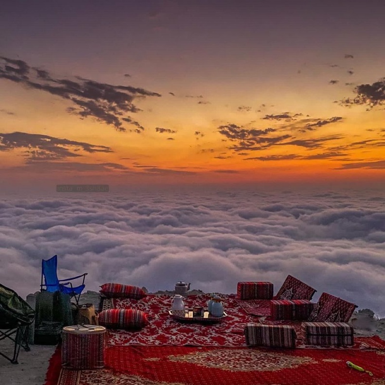 سحر الطبيعة لعشاق المغامرة في وادي الحلو - المصدر  bu_Lateifa 