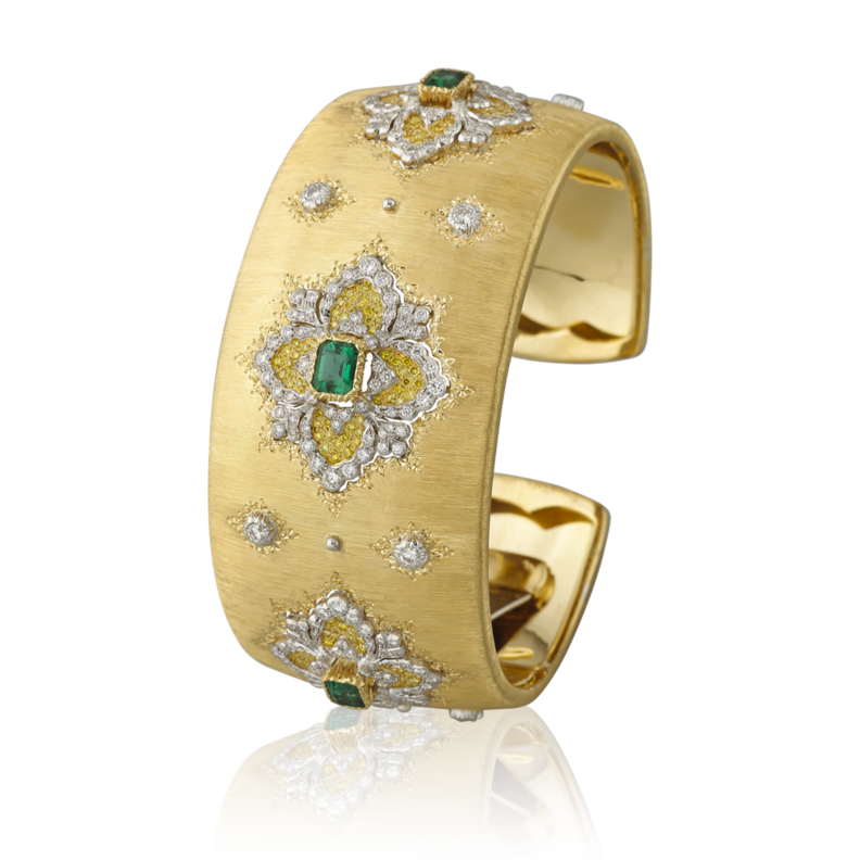 موديلات أساور مرصعة بالزمرد لعروس 2021 من دار Buccellati