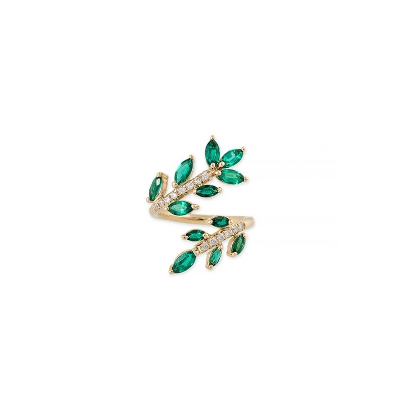 خاتم Vine wrap ring من جاكي آيش Jacquie Aiche