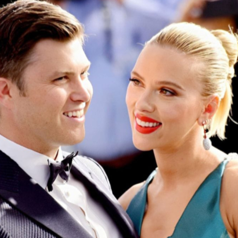 سكارليت جوهانسون وكولن جوست _ الصورة من حساب برنامج ET على إنستجرام