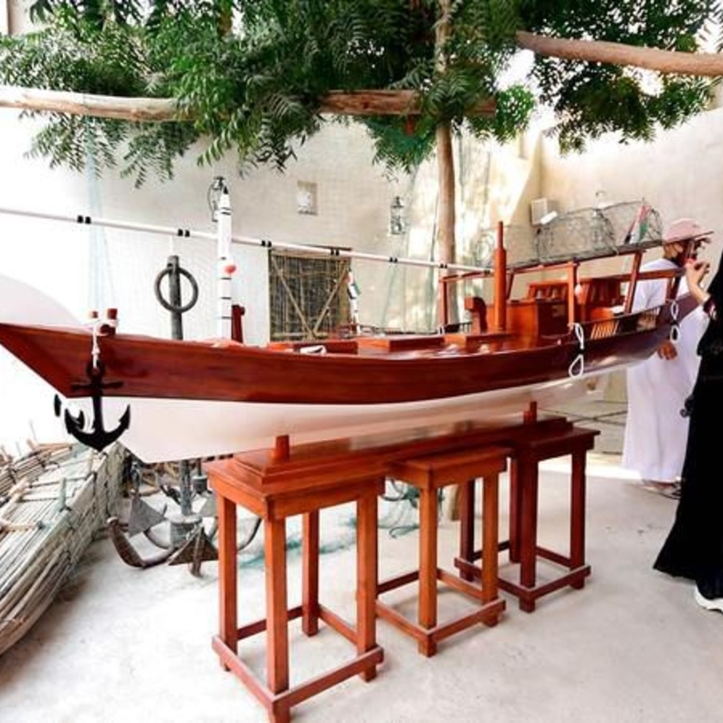 التراث الأصيل في متحف الحرف التقليدية بخورفكان  - المصدر معهد الشارقة للتراث