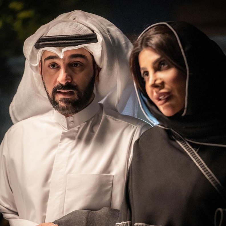 شهاب جوهر وإلهام الفضالة في مسلسل "من بعدي الطوفان"