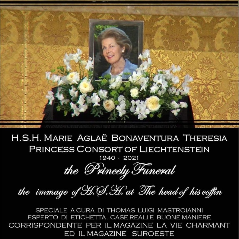 ليختنشتاين تودع الأميرة ماري في جنازة مؤثرة