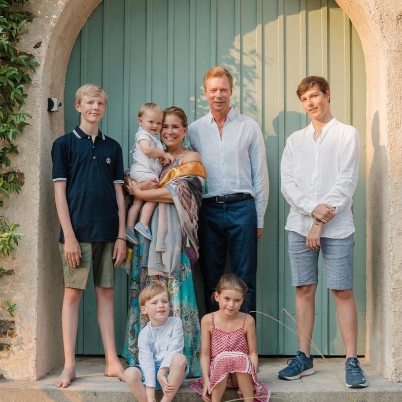 صور من عطلة العائلة الحاكمة لإمارة لوكسمبورغ