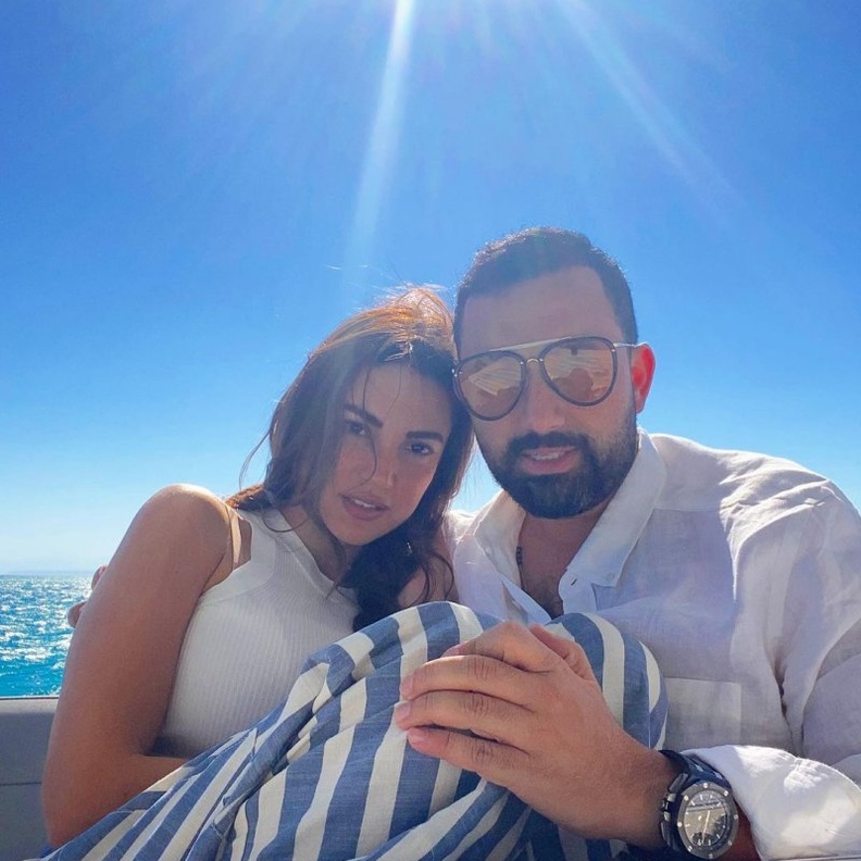 درة وزوجها هاني سعد 