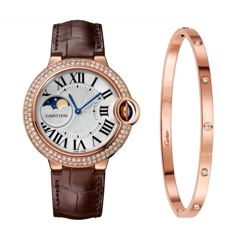 ساعة وسوار من كارتييه Cartier