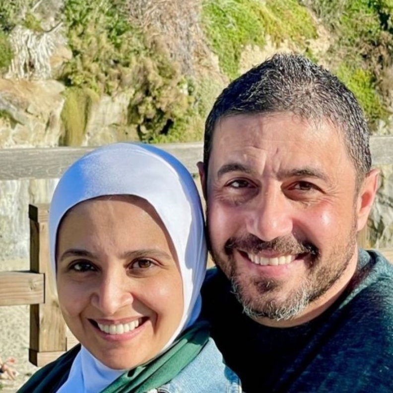 حنان ترك مع زوجها