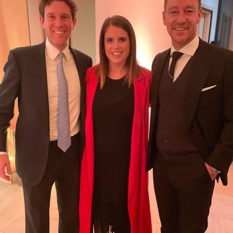 الأميرة يوجين وزوجها في حفل خيري لجمع التبرعات