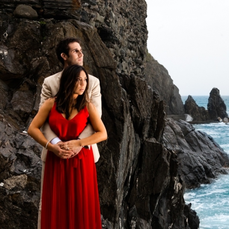 منظر ليلي لكل من مانارولا   و ريوماجيوري