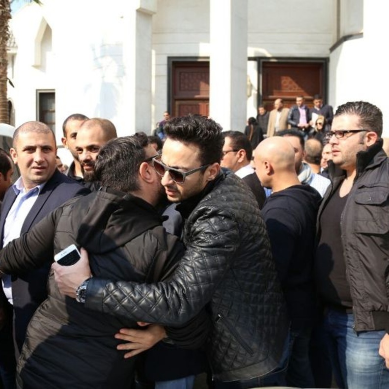 صورة من الجنازة