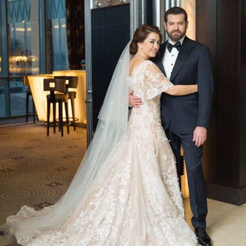 كندة علوش وزوجها عمرو يوسف