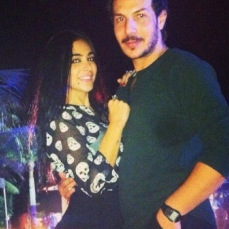 باسل خياط وزوجته