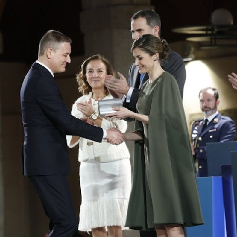 الملك فيليب والملكة ليتيزيا في حفل الابتكار والتصميم لعام 2016