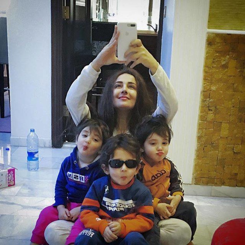 كندة حنا واولادها